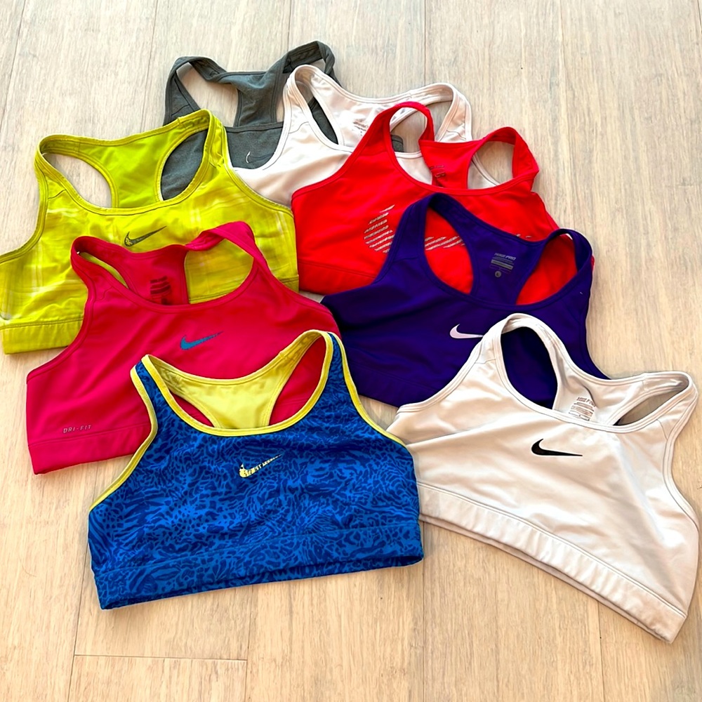 8 Large Nike Sports bras